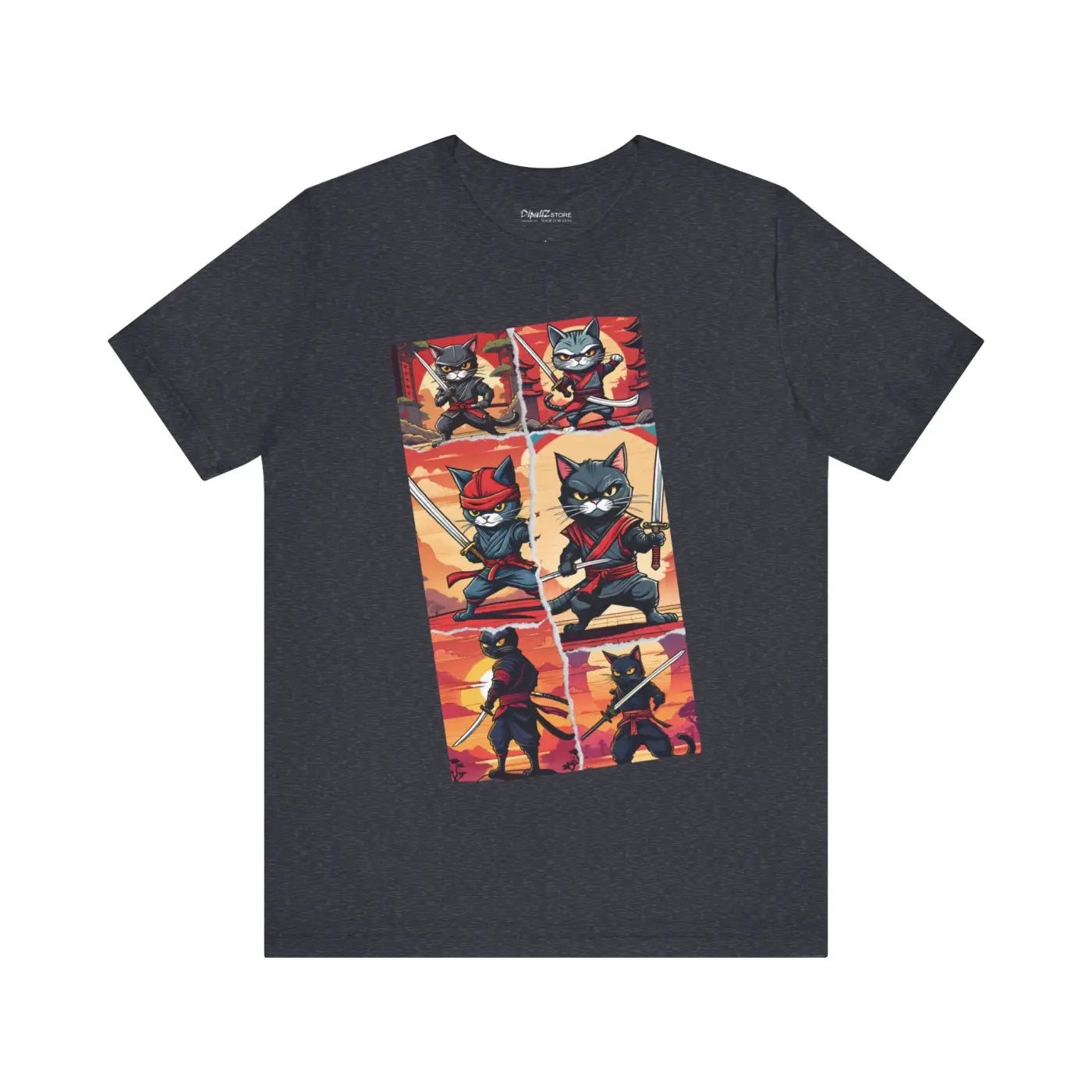 Cat Ninja Warrior Unisex Tee - Comfort and Style - DipaliZ