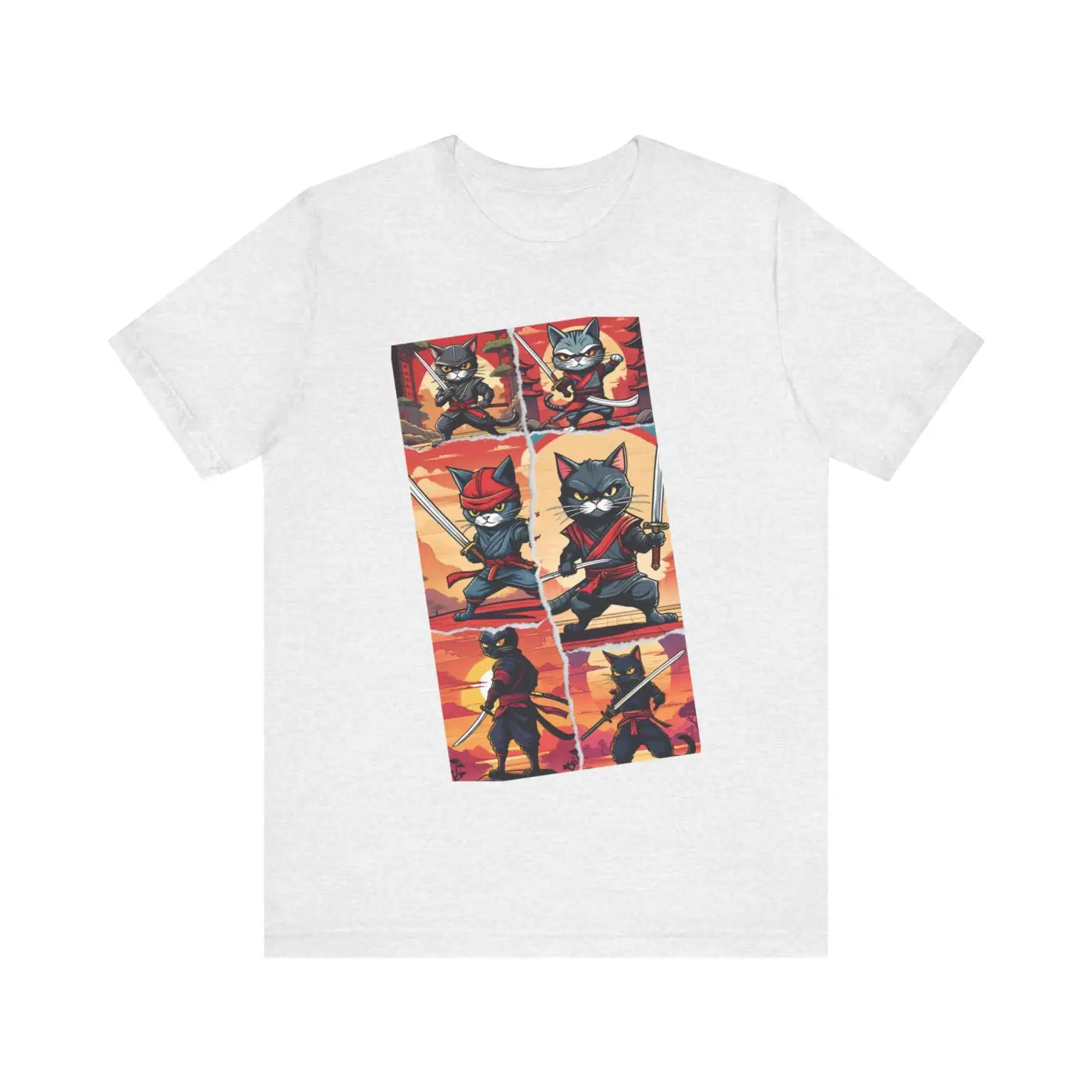 Cat Ninja Warrior Unisex Tee - Comfort and Style - DipaliZ