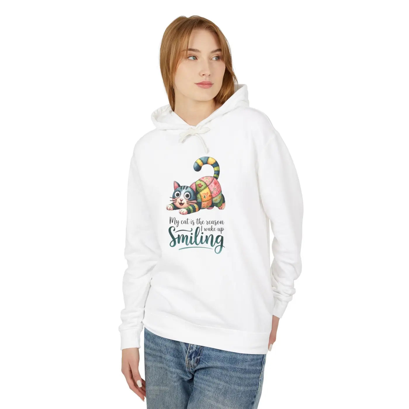 Smiling Cotton Hoodie - Oeko-Tex Certified Cozy Warmth - DipaliZ