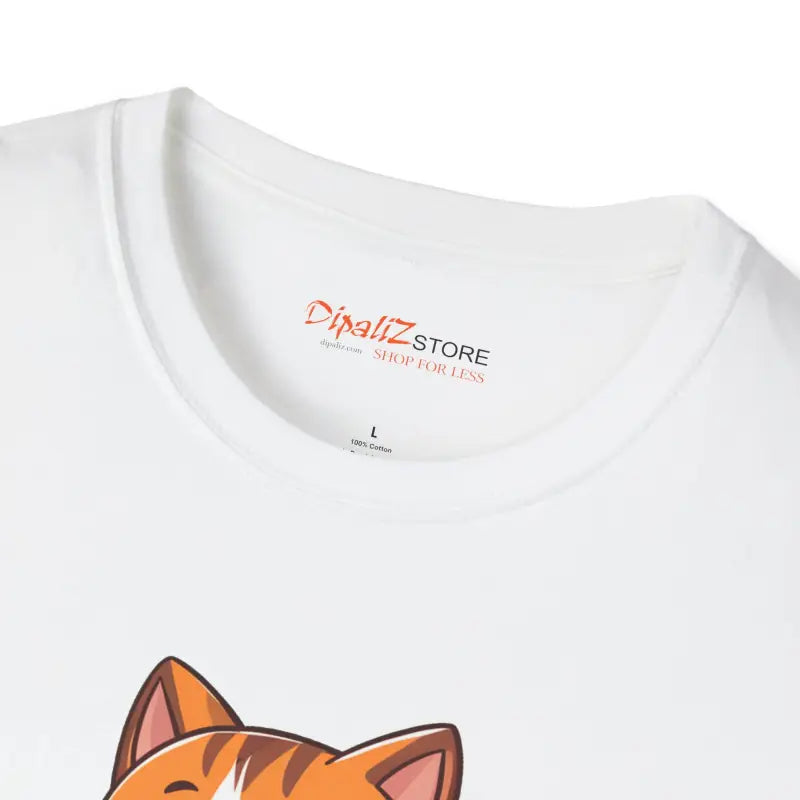 Noodle-Slurping Cat Tee - Purrrfectly Durable Unisex - DipaliZ