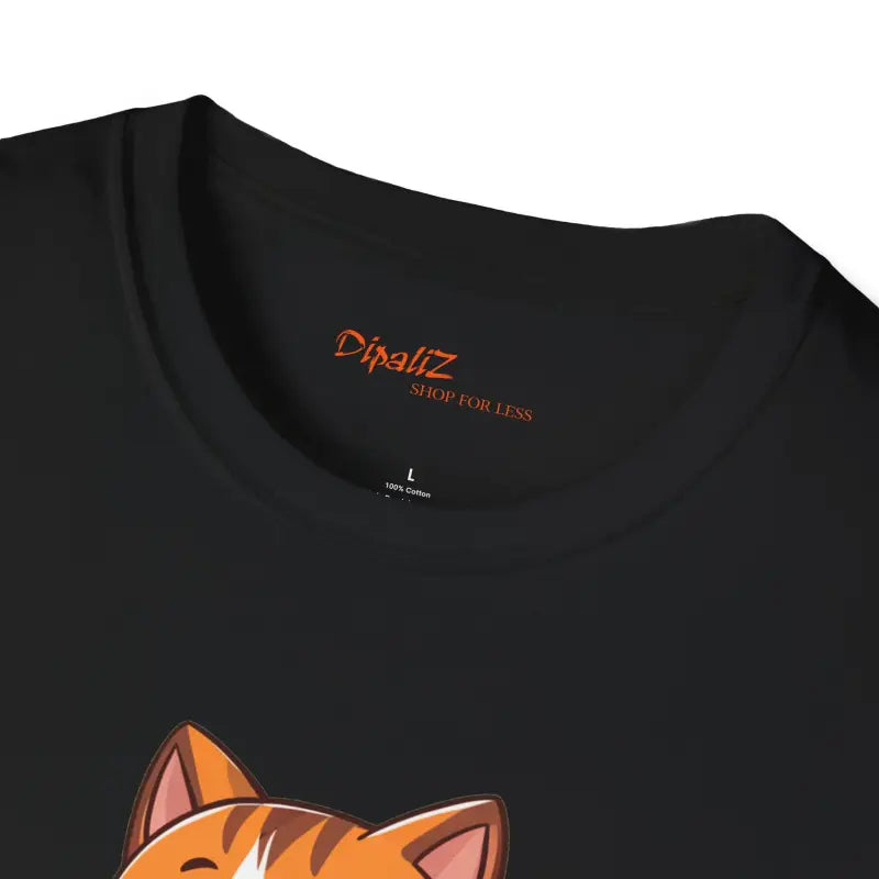 Noodle-Slurping Cat Tee - Purrrfectly Durable Unisex - DipaliZ