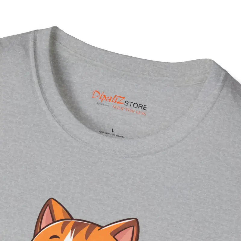 Noodle-Slurping Cat Tee - Purrrfectly Durable Unisex - DipaliZ