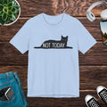 Lazy Cat Jersey Short Sleeve Tee - Not Today Vibes - DipaliZ