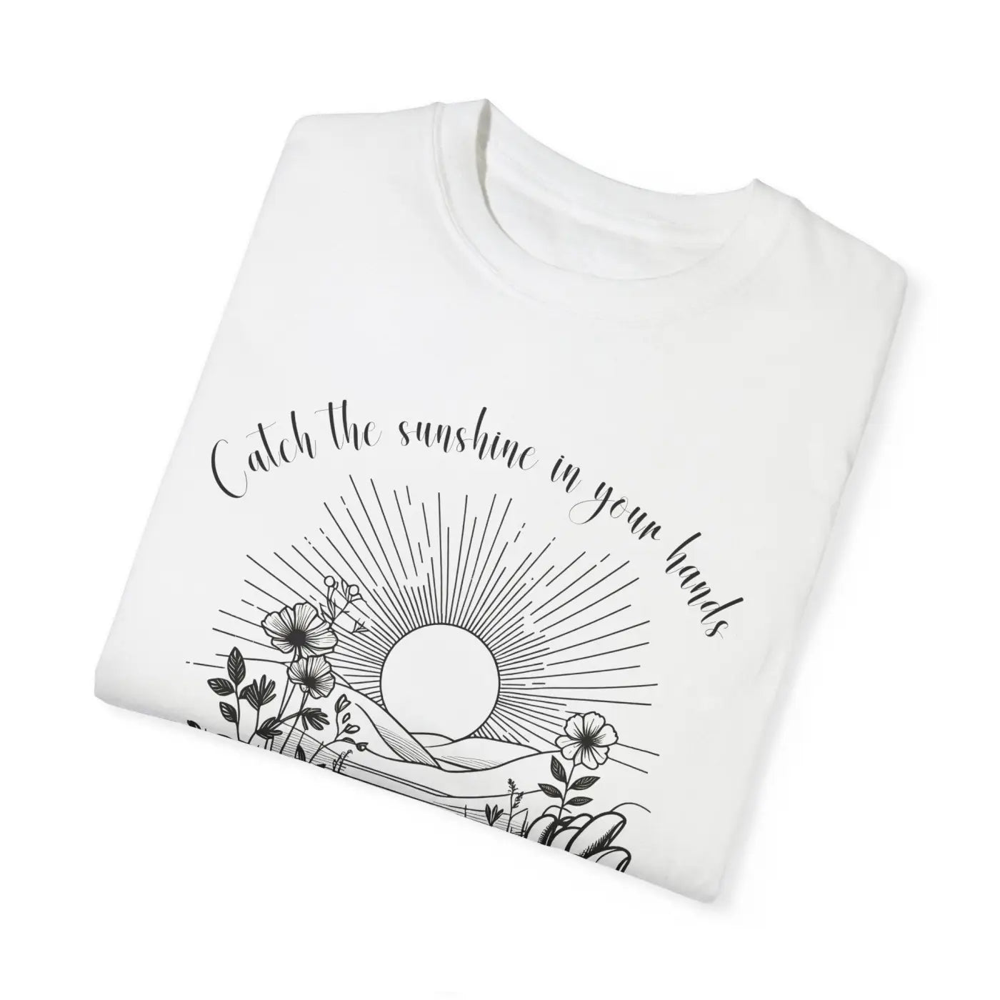 Sunshine Unisex Garment-Dyed T-Shirt - Laid-Back Vibe - DipaliZ