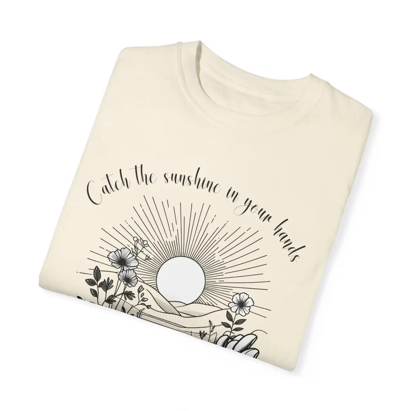Sunshine Unisex Garment-Dyed T-Shirt - Laid-Back Vibe - DipaliZ