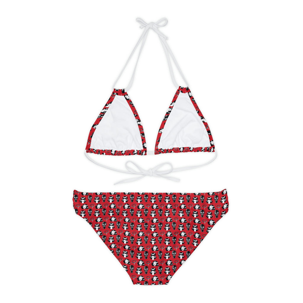 BDSM Gag Kink Strappy Bikini Set