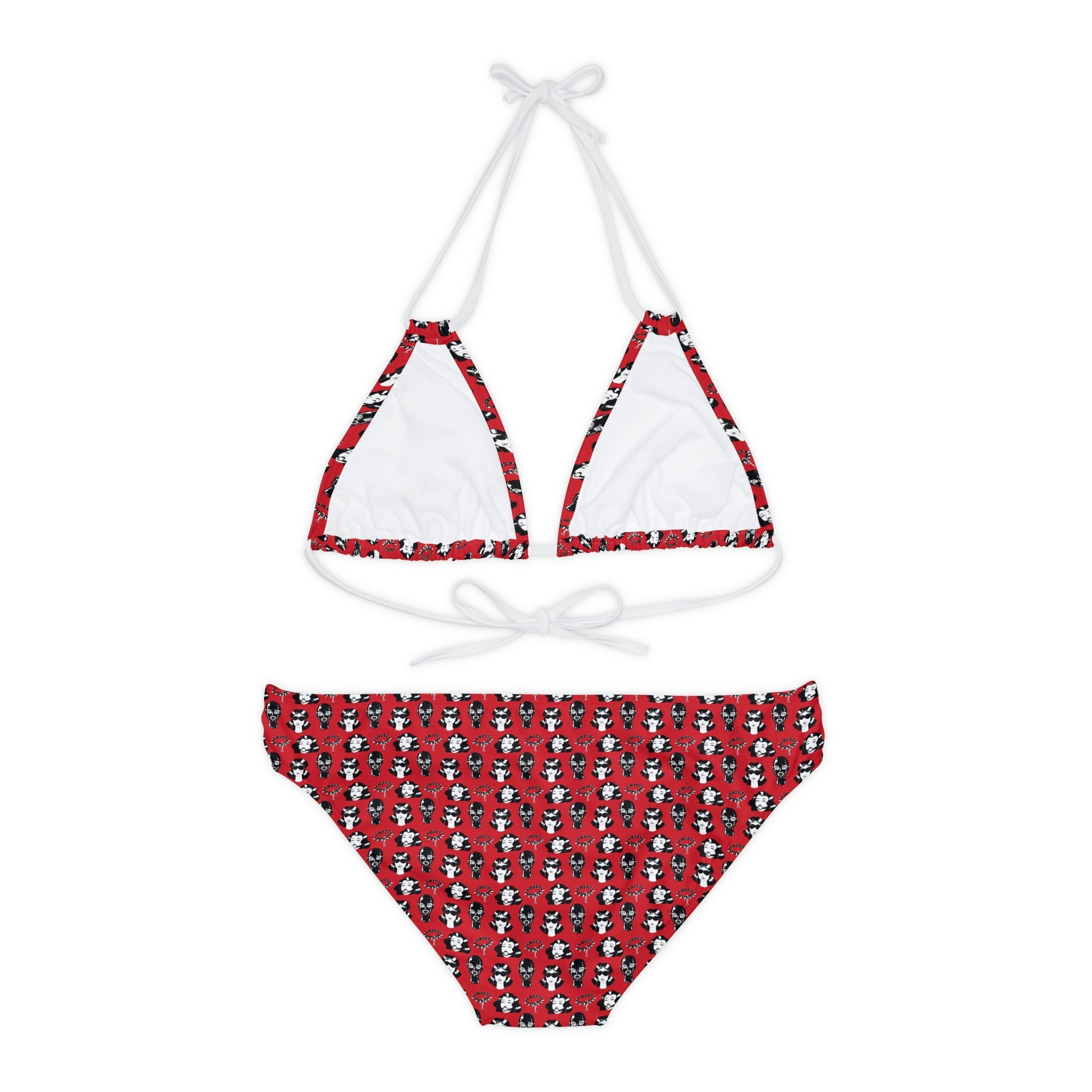 BDSM Gag Kink Strappy Bikini Set