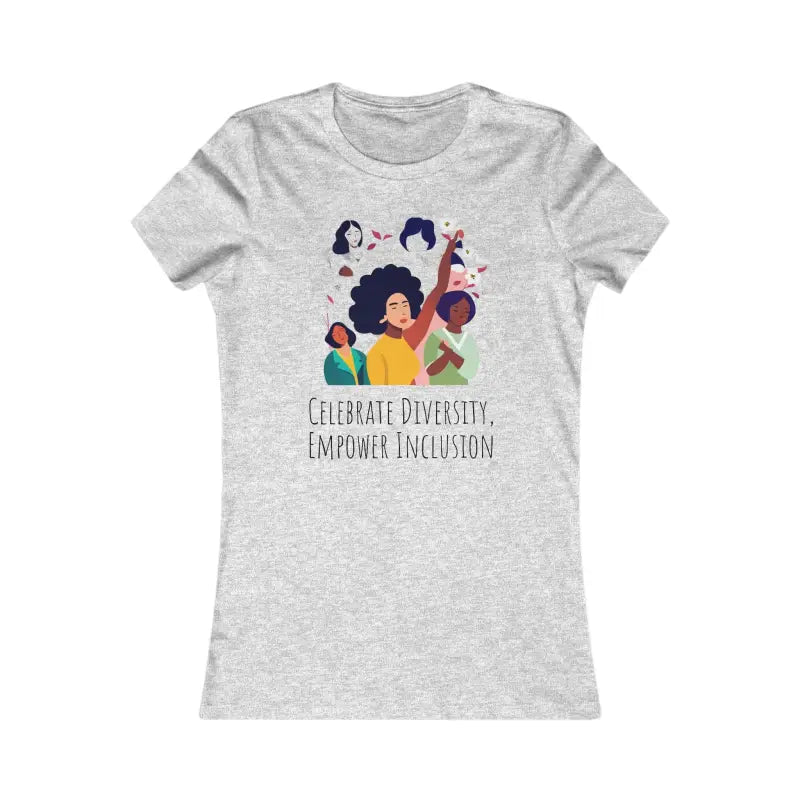 Celebrate Diversity Women's Tee - Empower Inclusion Style - DipaliZ