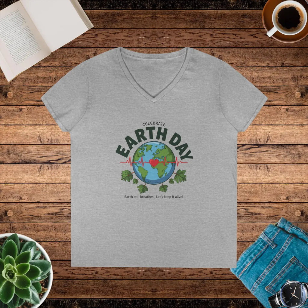 Eco Chic T-Shirt - Celebrate Earth Day Champion Sustainability - DipaliZ