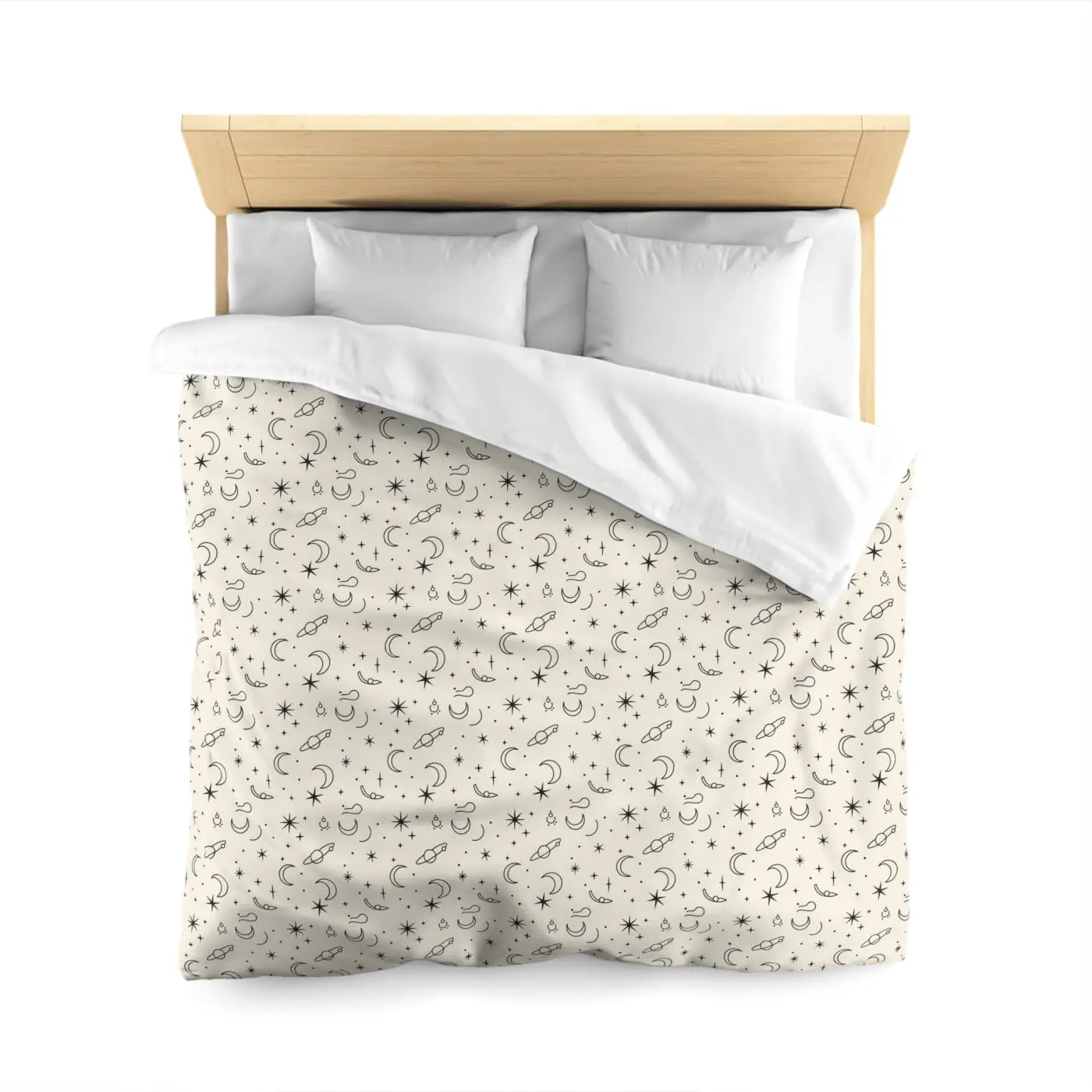 Celestial Microfiber Duvet - Stars Design Pattern - DipaliZ