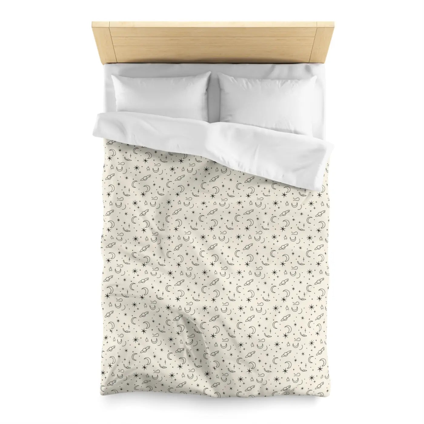Celestial Microfiber Duvet - Stars Design Pattern - DipaliZ