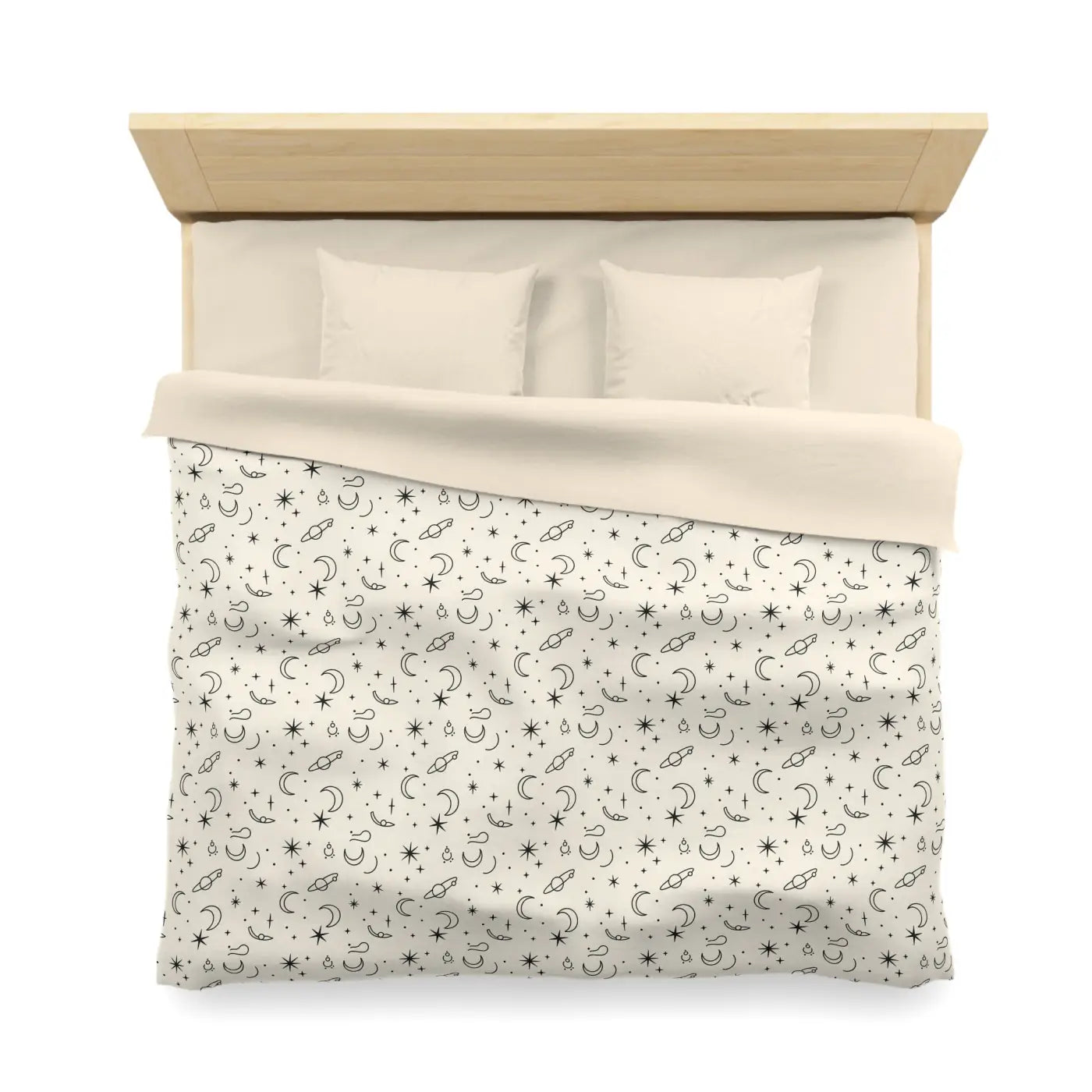 Celestial Microfiber Duvet - Stars Design Pattern - DipaliZ