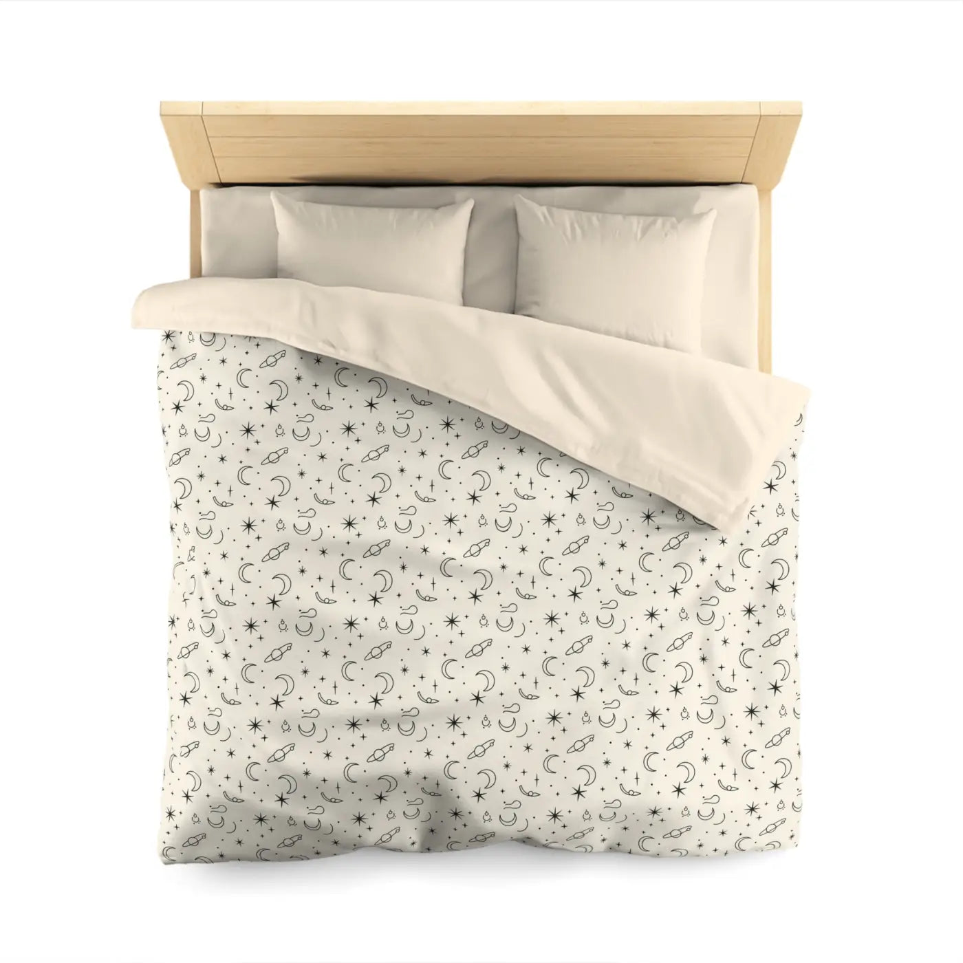 Celestial Microfiber Duvet - Stars Design Pattern - DipaliZ