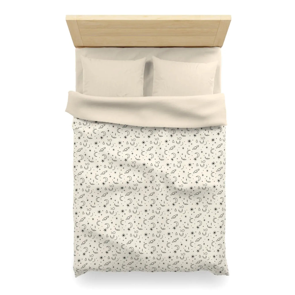 Celestial Microfiber Duvet - Stars Design Pattern - DipaliZ