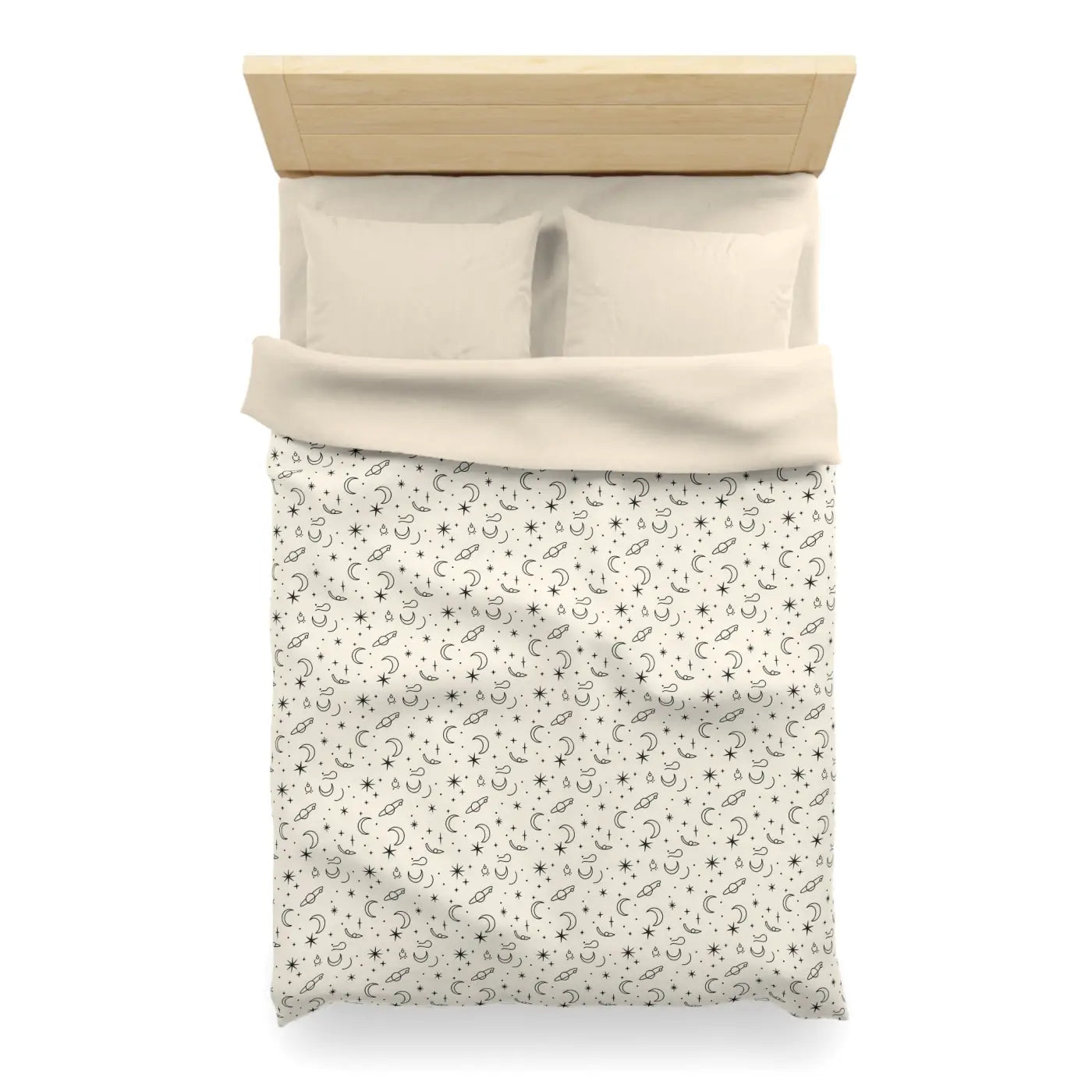 Celestial Microfiber Duvet - Stars Design Pattern - DipaliZ