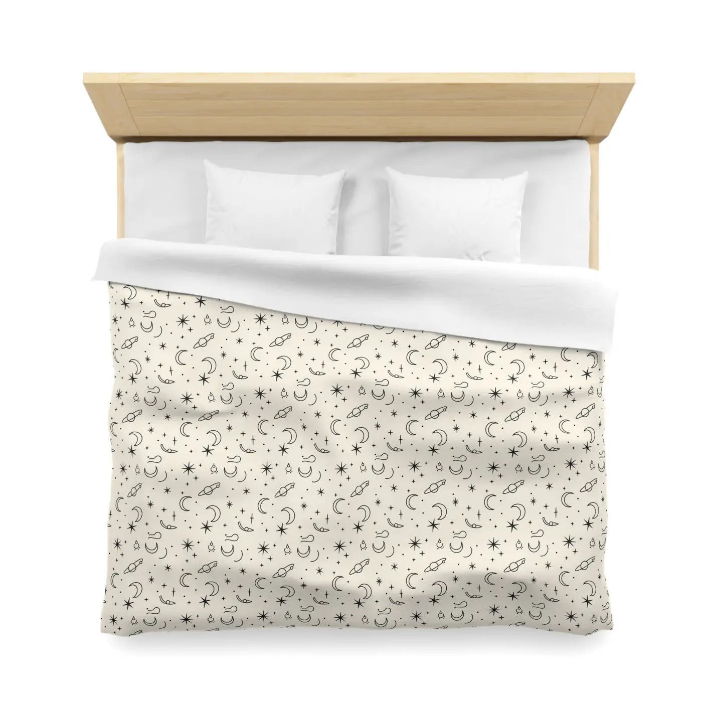 Celestial Microfiber Duvet - Stars Design Pattern - DipaliZ