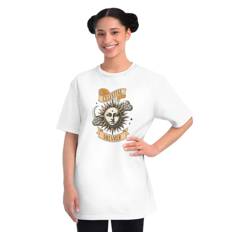 Celestial Dreamer Classic T Shirt - Cosmic Comfort Style - DipaliZ