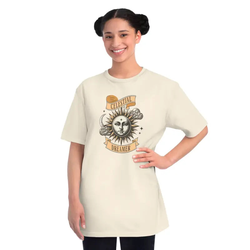 Celestial Dreamer Classic T Shirt - Cosmic Comfort Style - DipaliZ