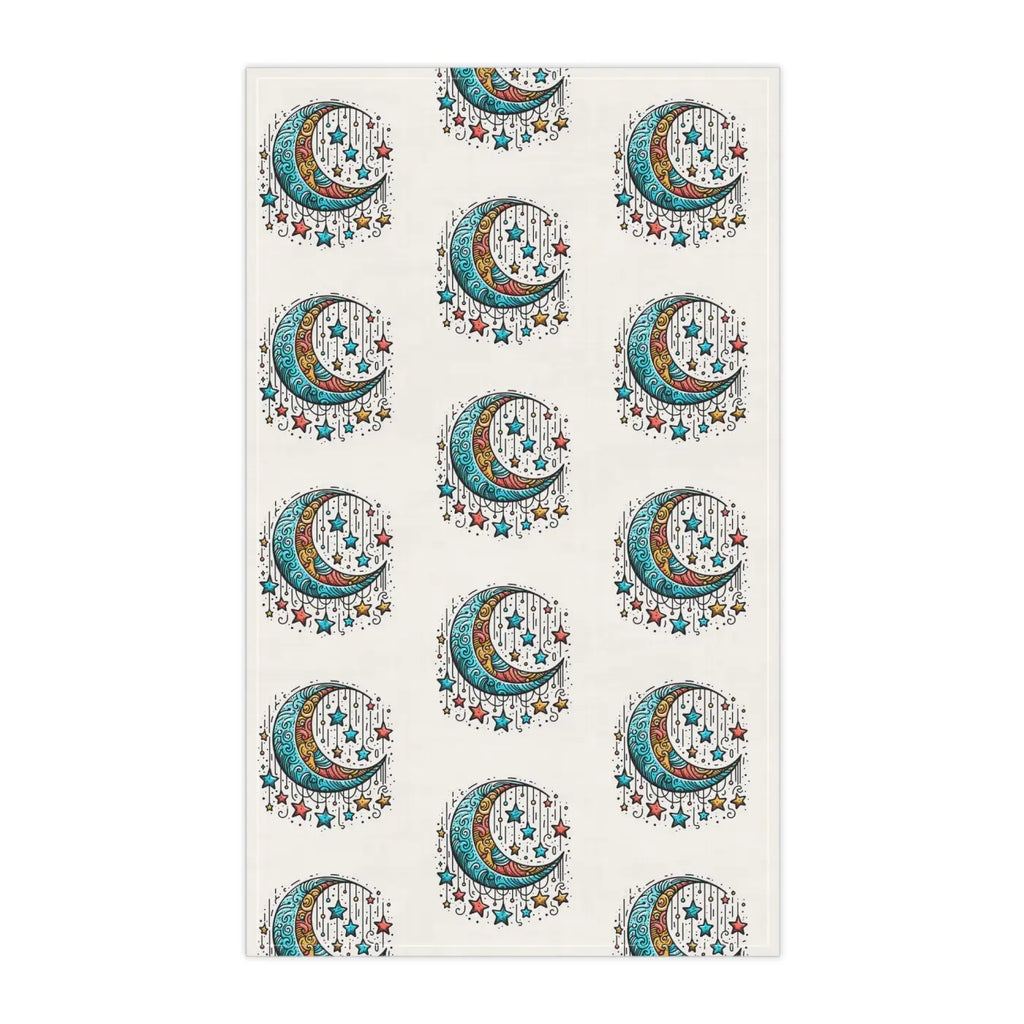 Whimsical Kitchen Towels - Dreamy Stars Cotton Design - DipaliZ