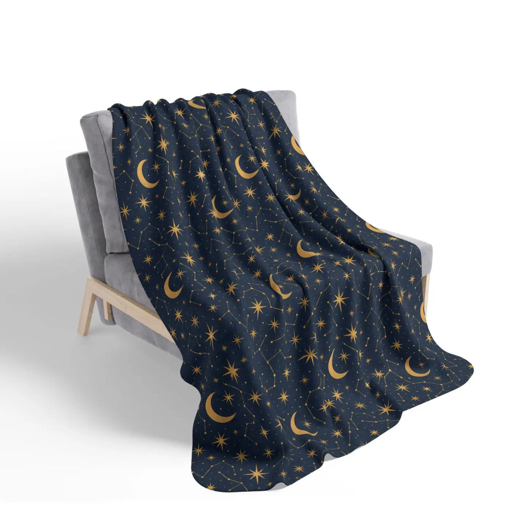 Celestial Sherpa Blanket - Ultimate Warmth and Cozy Decor - DipaliZ