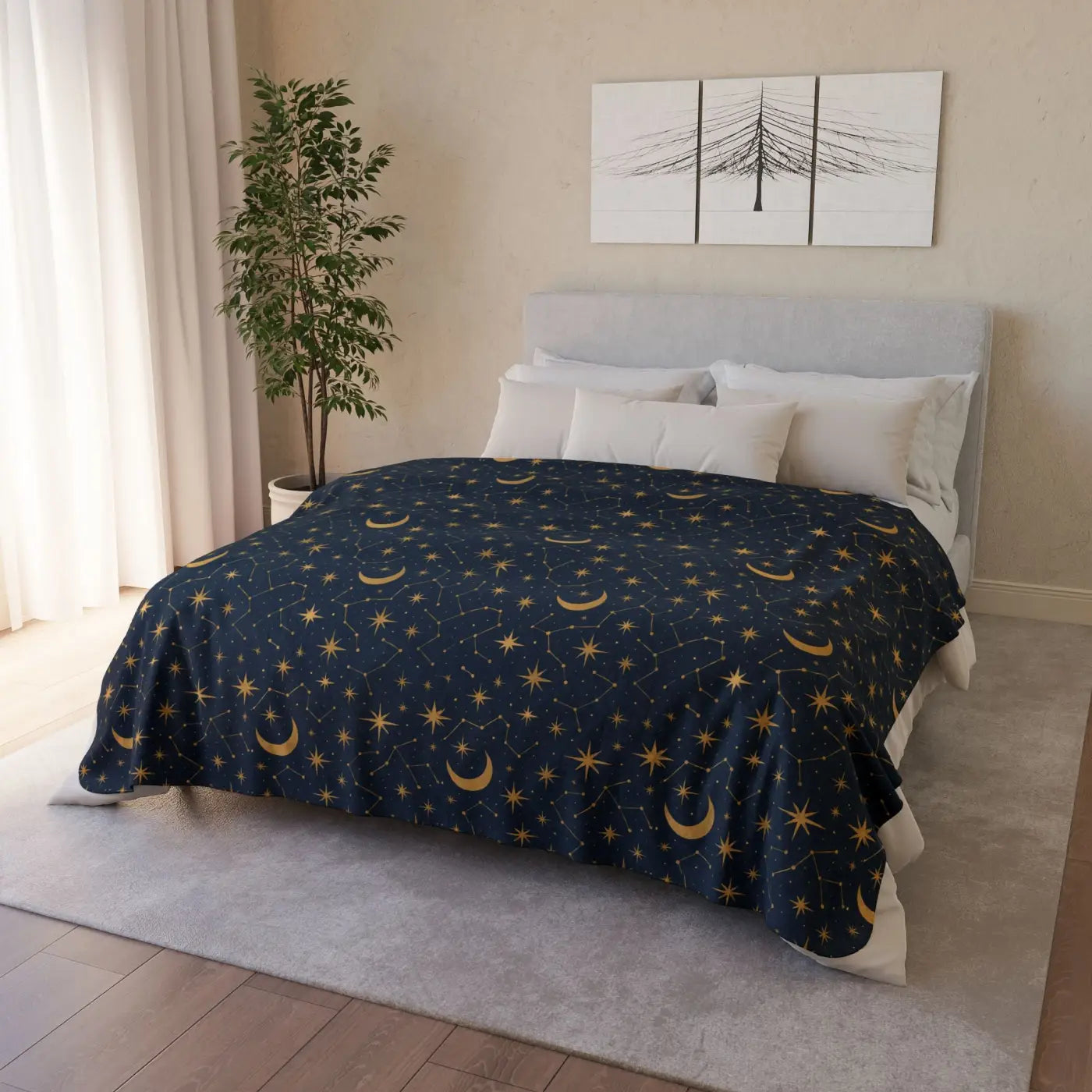 Celestial Sherpa Blanket - Ultimate Warmth and Cozy Decor - DipaliZ