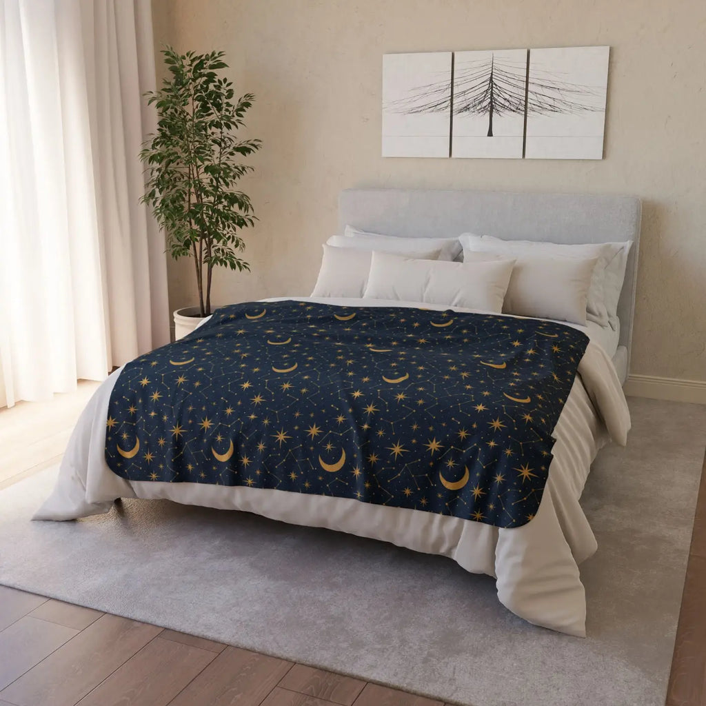 Celestial Sherpa Blanket - Ultimate Warmth and Cozy Decor - DipaliZ