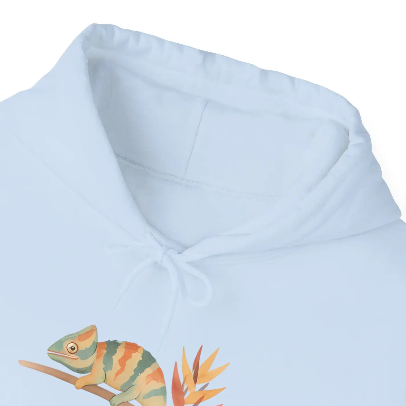 Chameleon Mood Tropical Energy Hoodie - Colorful Graphic - DipaliZ