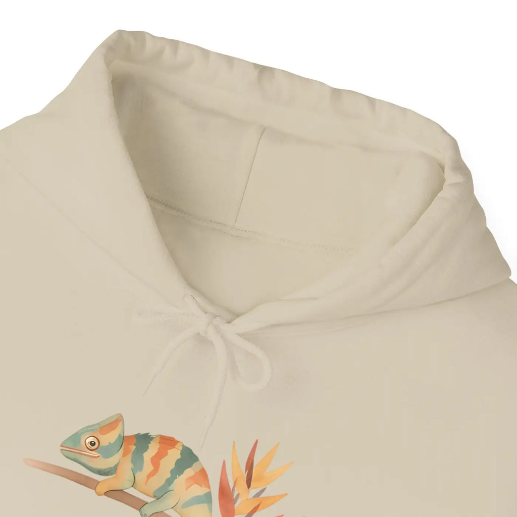 Chameleon Mood Tropical Energy Hoodie - Colorful Graphic - DipaliZ