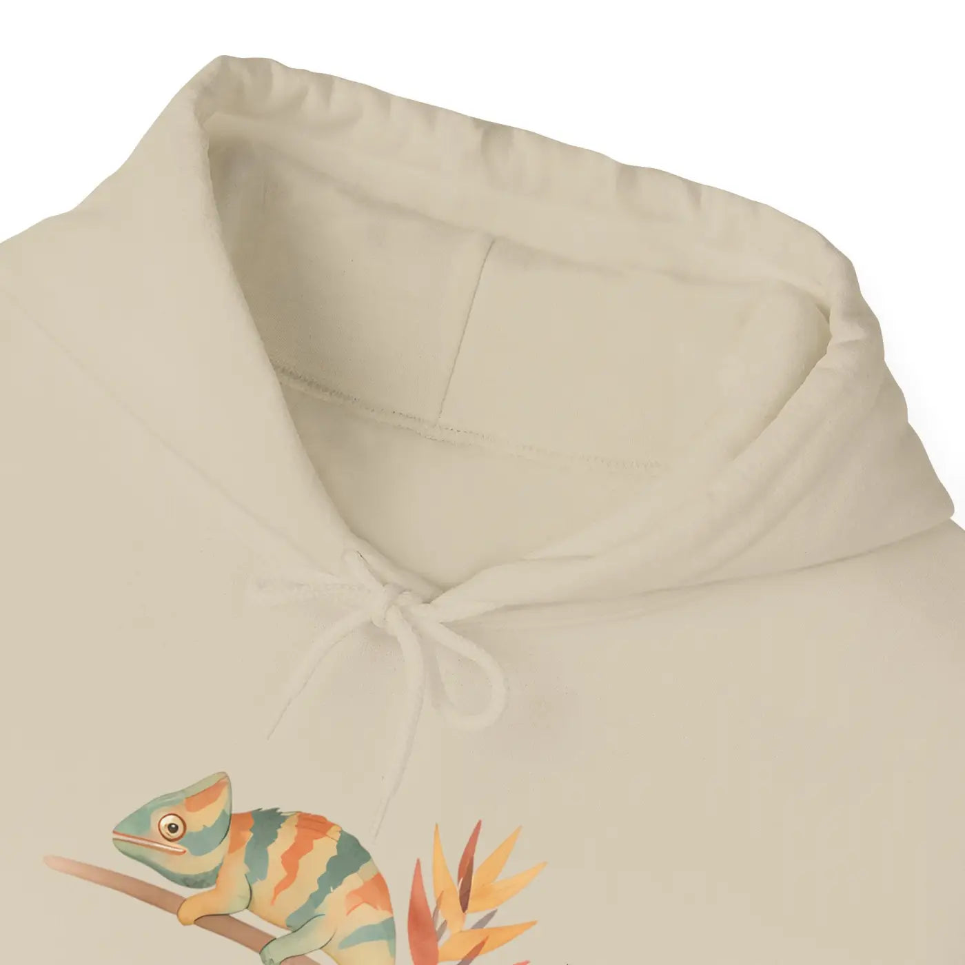 Chameleon Mood Tropical Energy Hoodie - Colorful Graphic - DipaliZ
