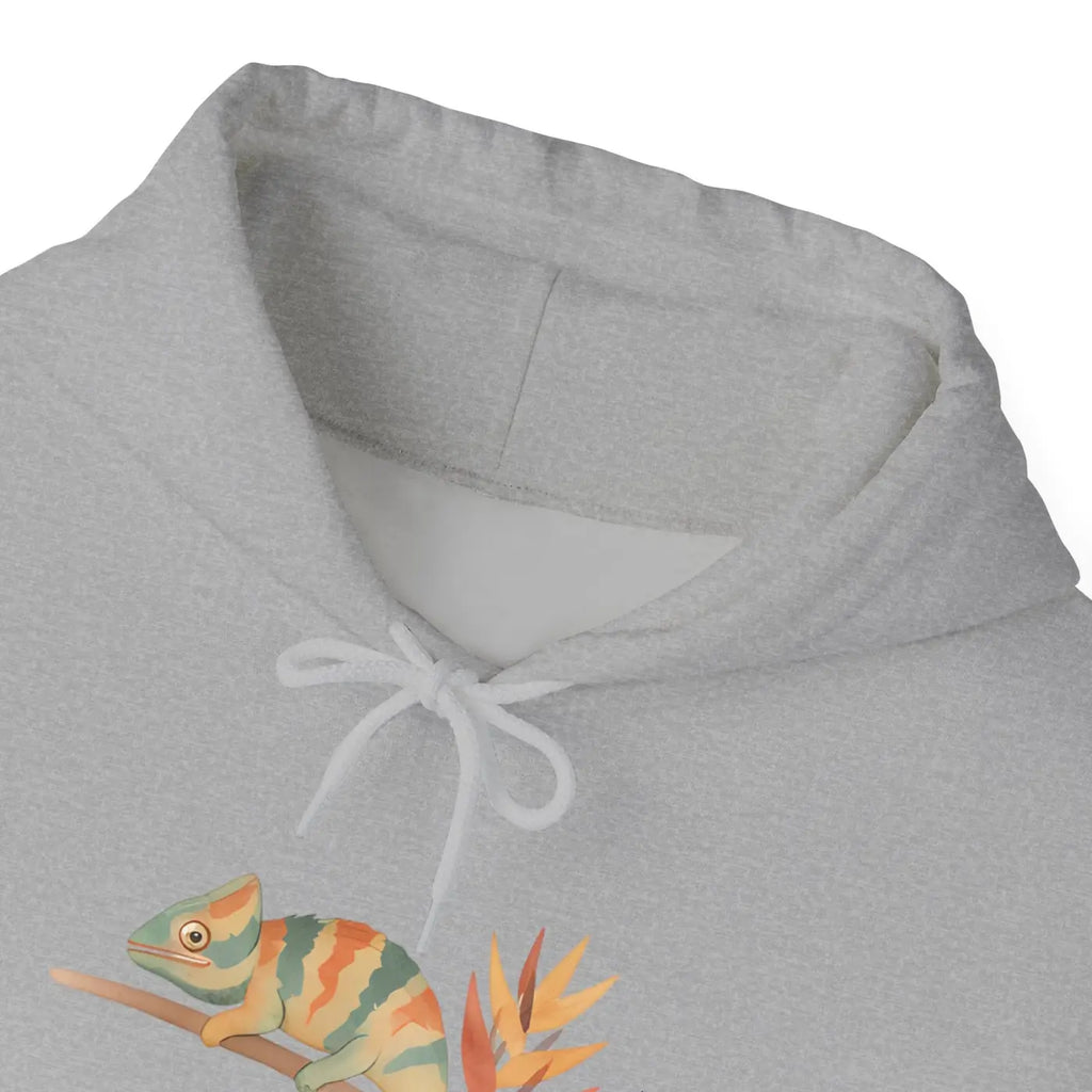 Chameleon Mood Tropical Energy Hoodie - Colorful Graphic - DipaliZ
