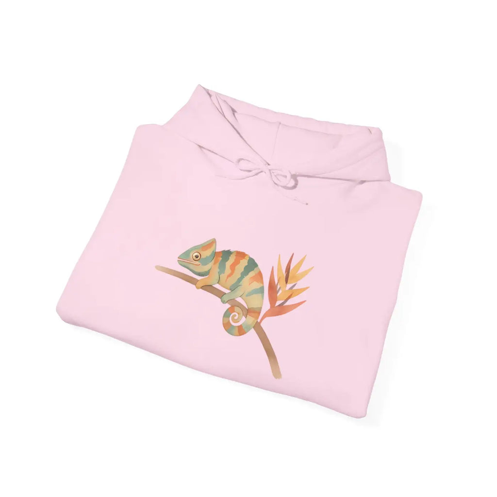 Chameleon Mood Tropical Energy Hoodie - Colorful Graphic - DipaliZ