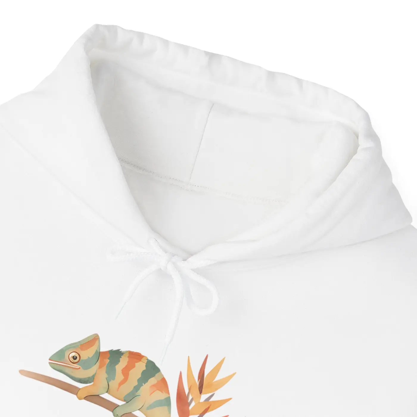 Chameleon Mood Tropical Energy Hoodie - Colorful Graphic - DipaliZ