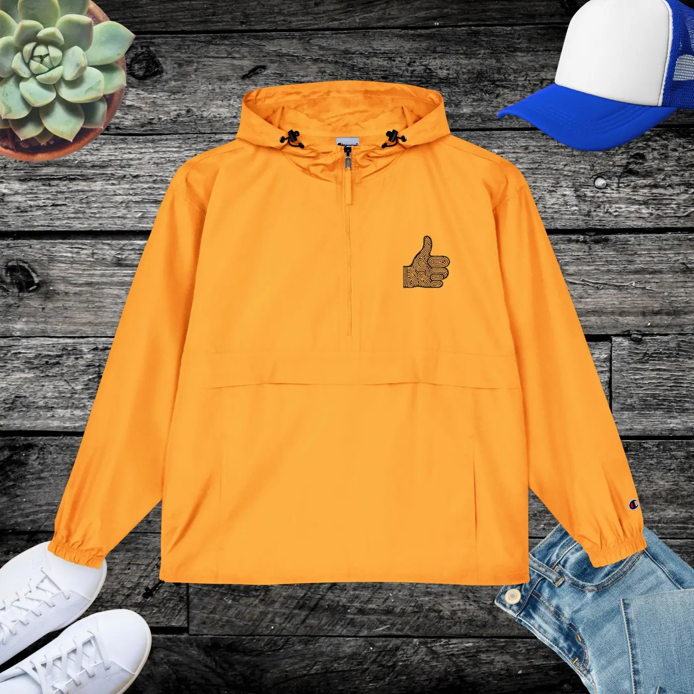 Unisex Packable Anorak Jacket - Waterproof Adventure Gear - DipaliZ