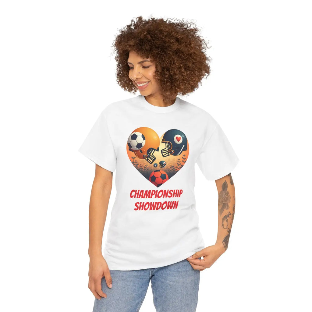 Championship Showdown Unisex Heavy Cotton Tee - Specially Spun - DipaliZ