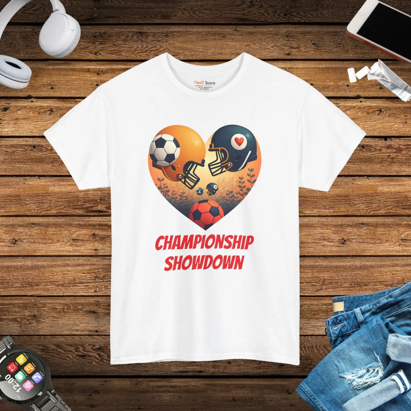 Championship Showdown Unisex Heavy Cotton Tee - Specially Spun - DipaliZ
