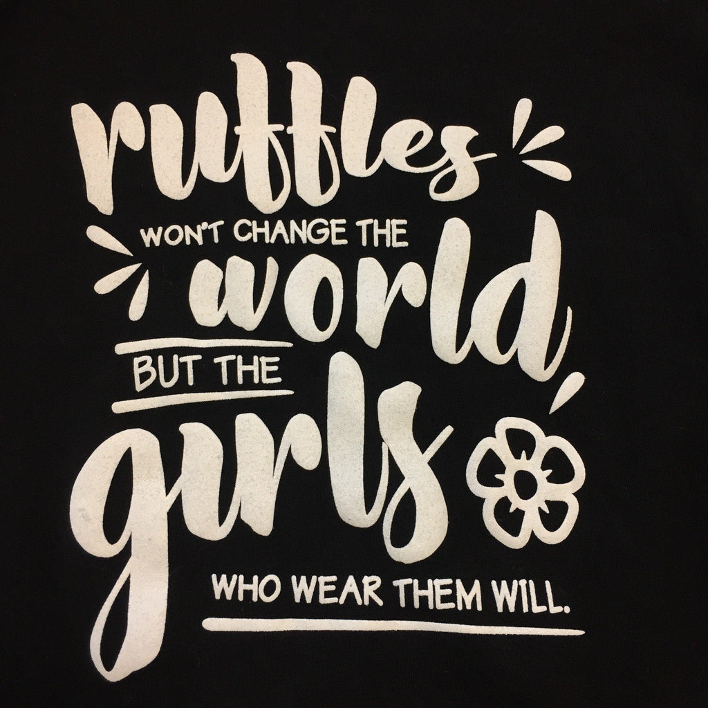 Change the World Denim Ruffle Cuff Shirts - Retiring