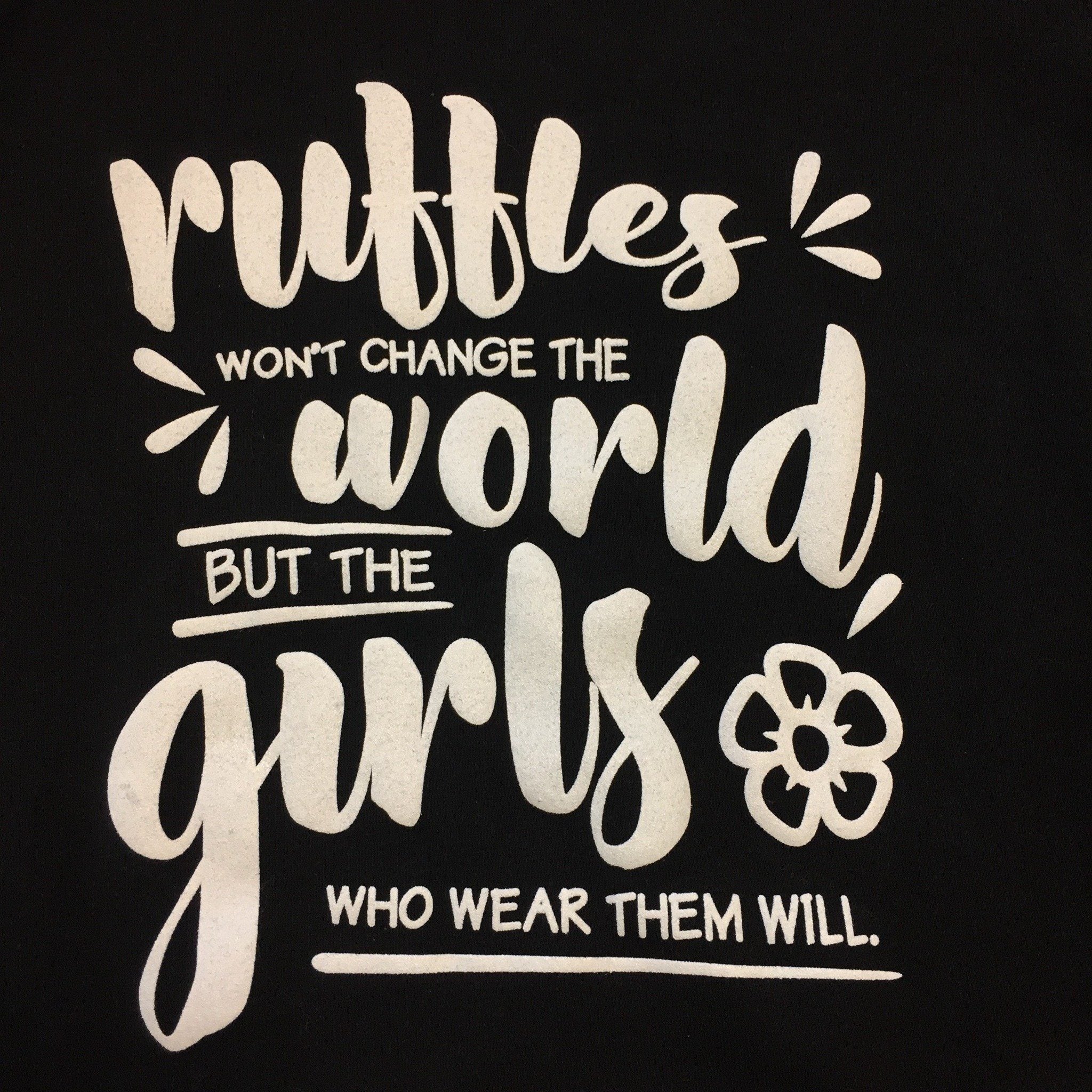 Change the World Denim Ruffle Cuff Shirts - Retiring