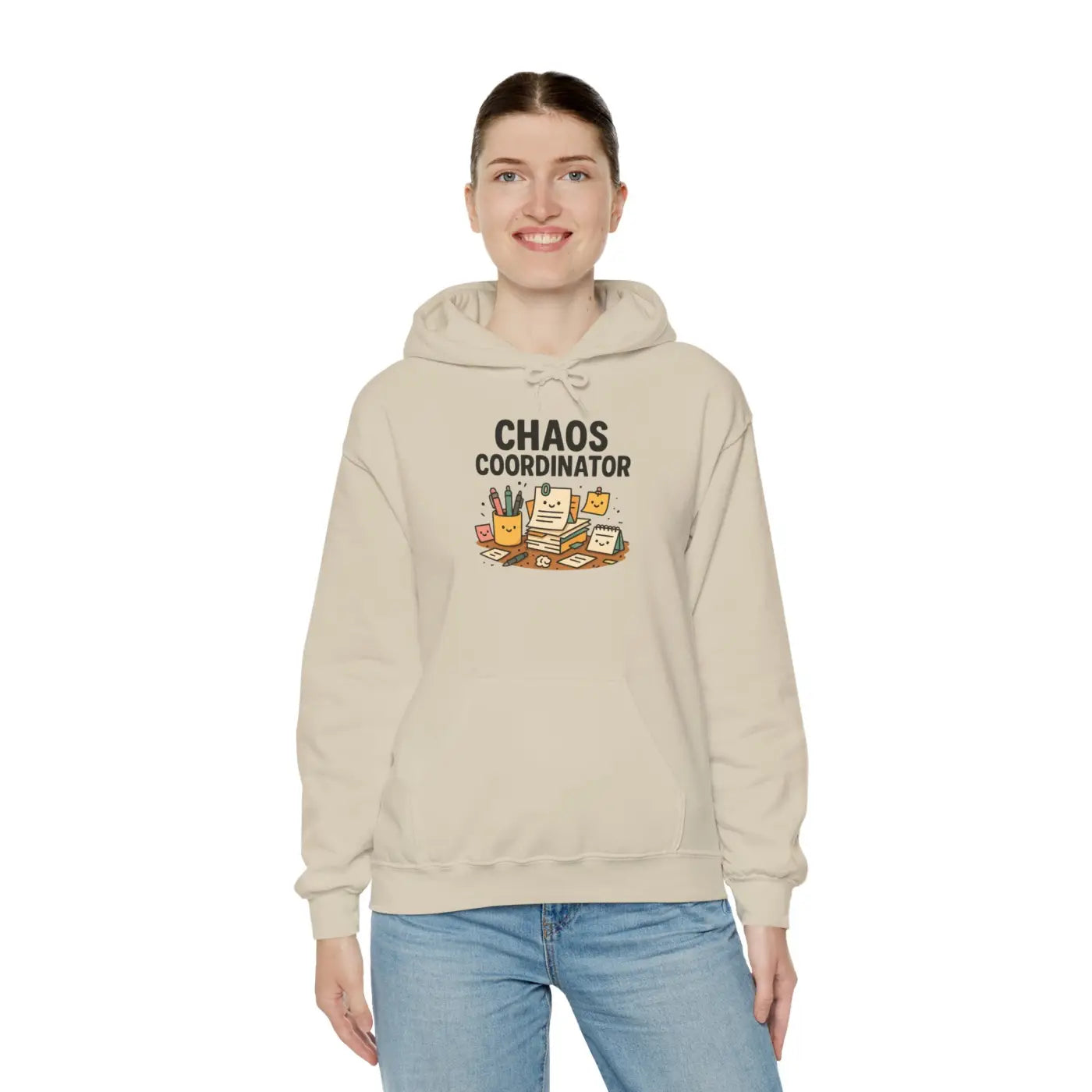 Chaos Coordinator Hoodie - Cozy Fun Office Wear - DipaliZ
