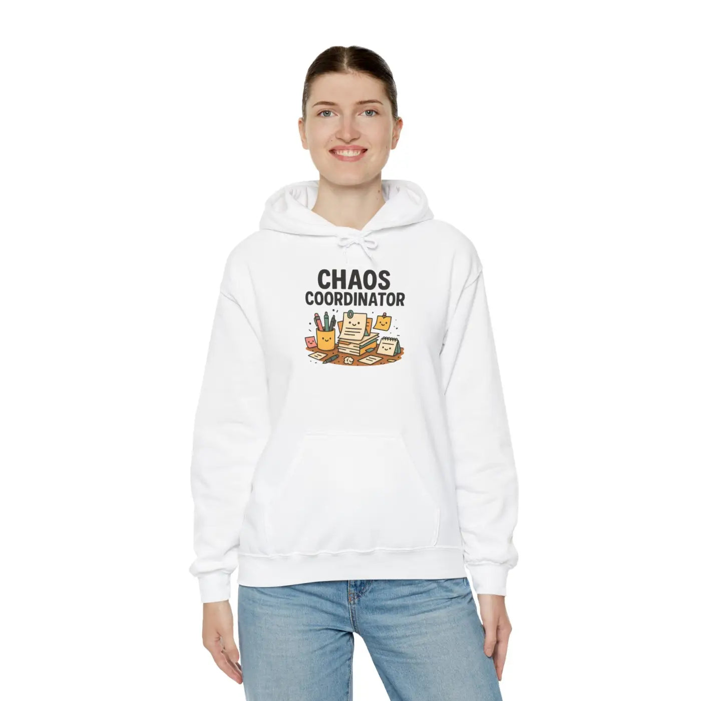 Chaos Coordinator Hoodie - Cozy Fun Office Wear - DipaliZ