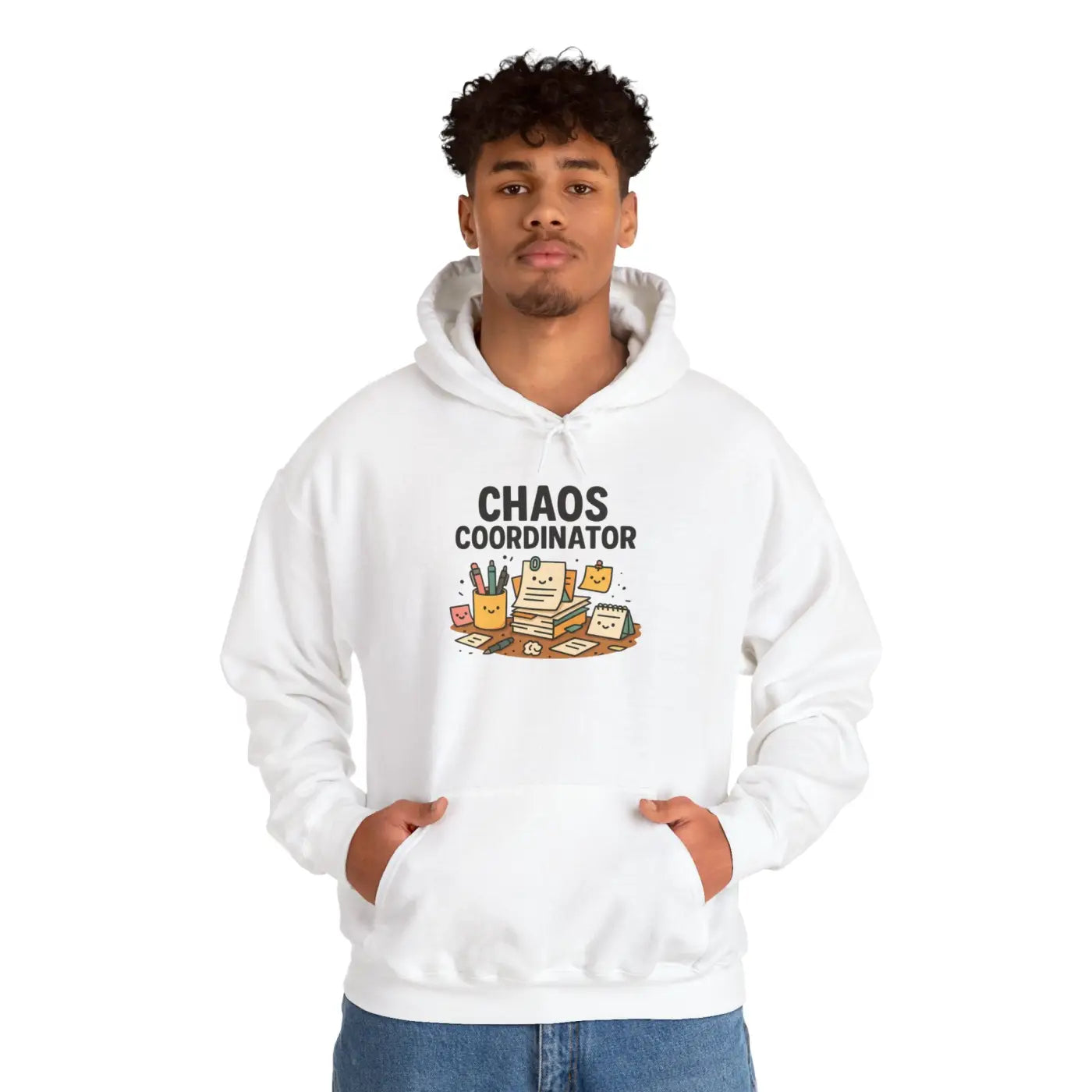Chaos Coordinator Hoodie - Cozy Fun Office Wear - DipaliZ