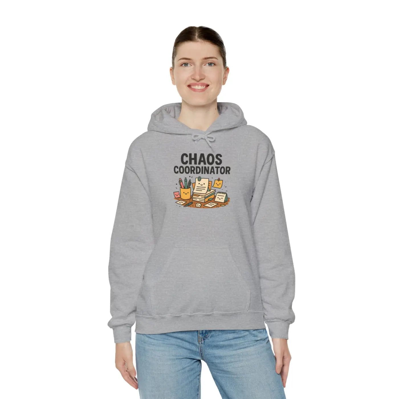 Chaos Coordinator Hoodie - Cozy Fun Office Wear - DipaliZ