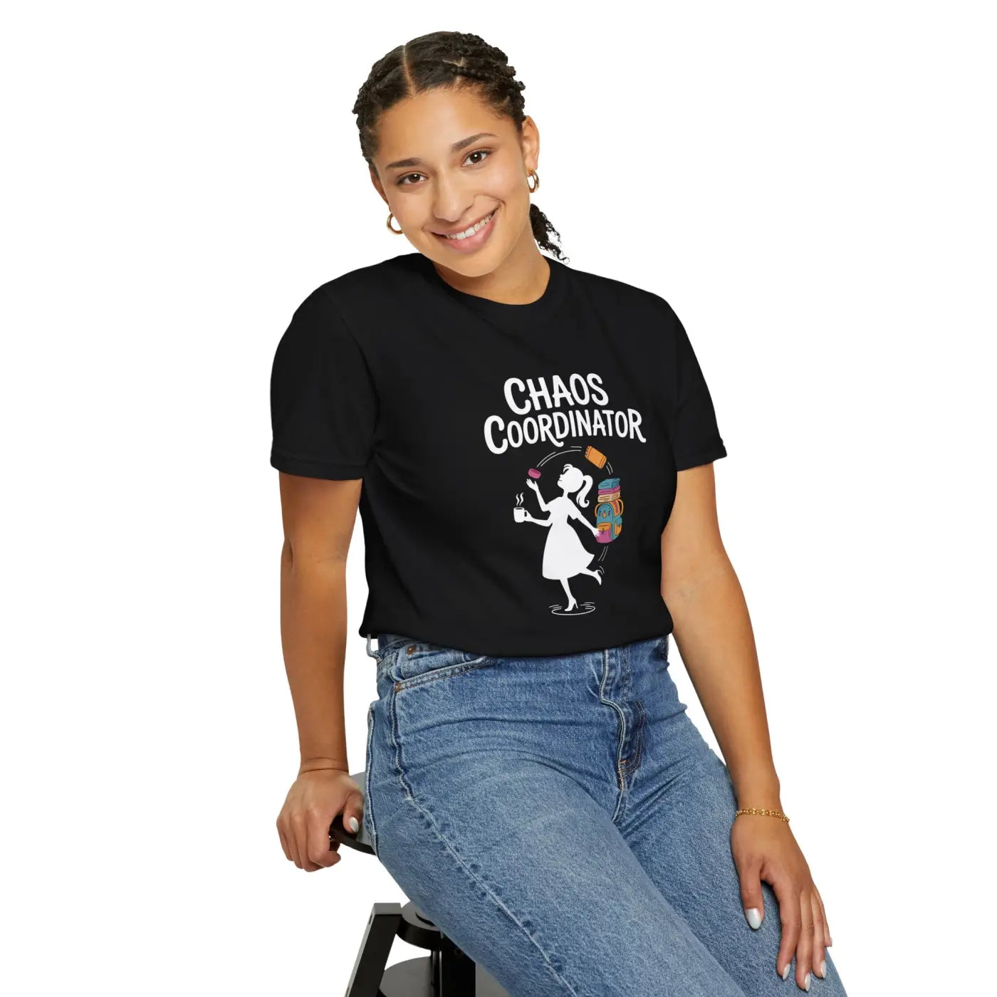 Chaos Coordinator Unisex Garment-Dyed T-Shirt - Busy Lives - DipaliZ