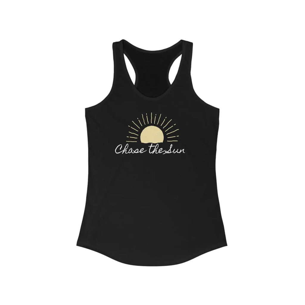 Women's Ideal Racerback Tank - Chase the Sun Athletic - DipaliZ