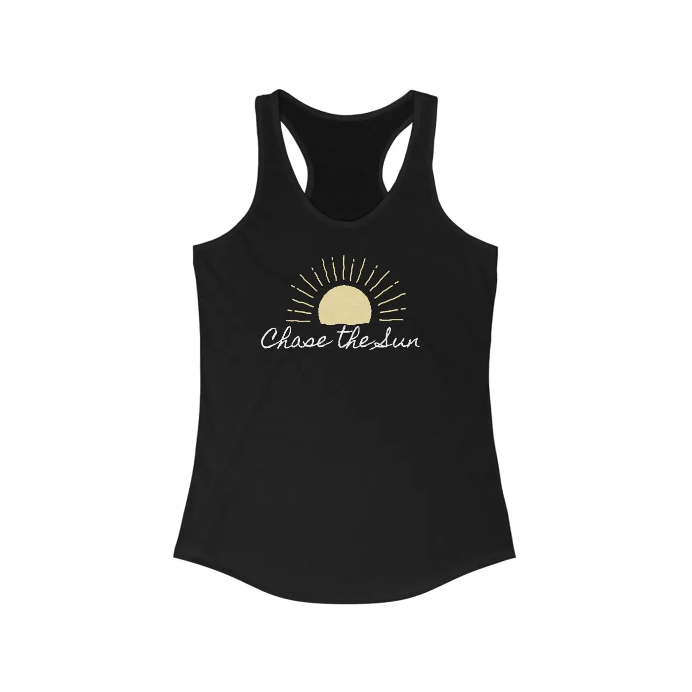 Women's Ideal Racerback Tank - Chase the Sun Athletic - DipaliZ