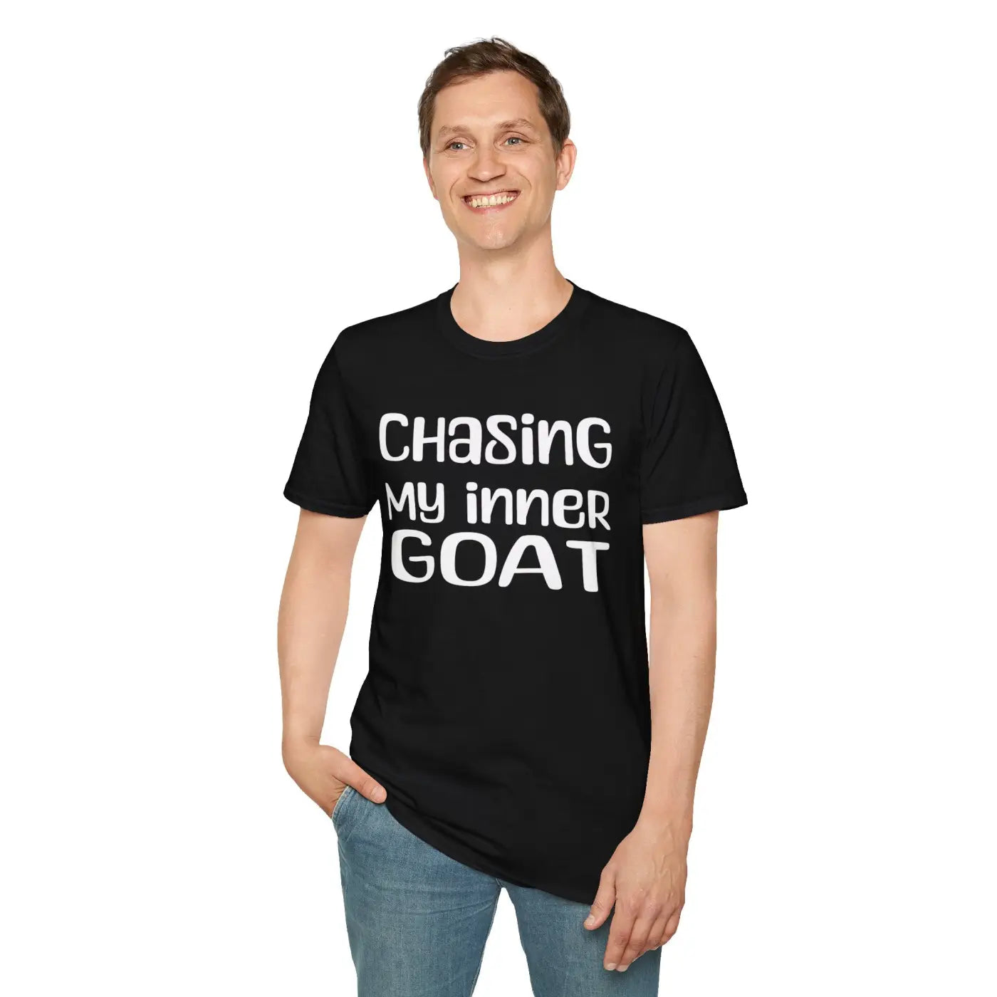 Unisex Softstyle Tee - Goat Vibes Tear-Away Label - DipaliZ