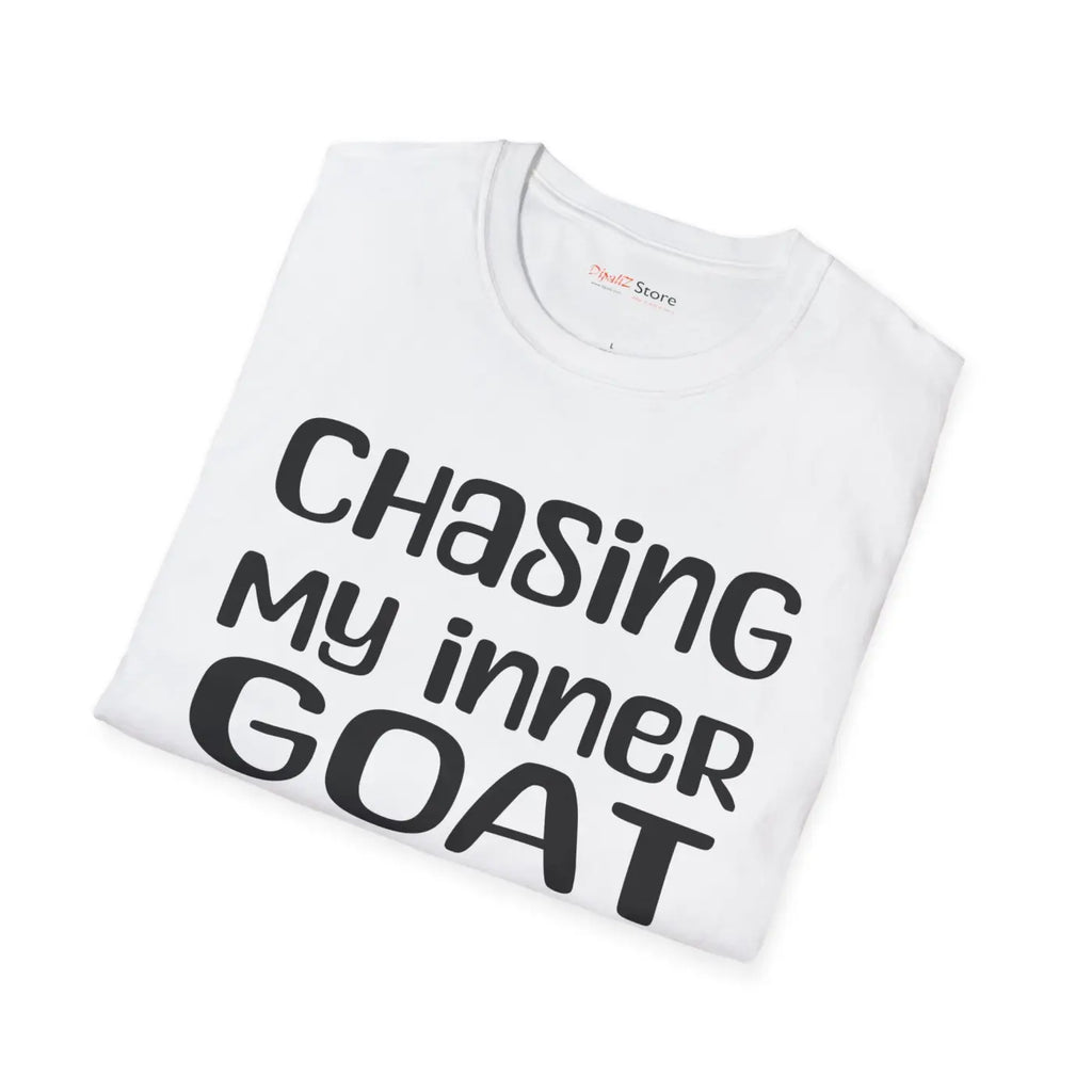 Unisex Softstyle Tee - Goat Vibes Tear-Away Label - DipaliZ
