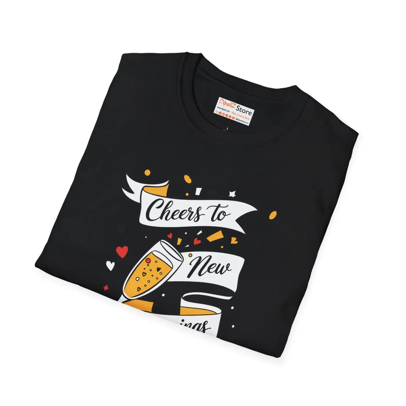 Graphic Tees - Cheers to New Beginnings Collection - DipaliZ