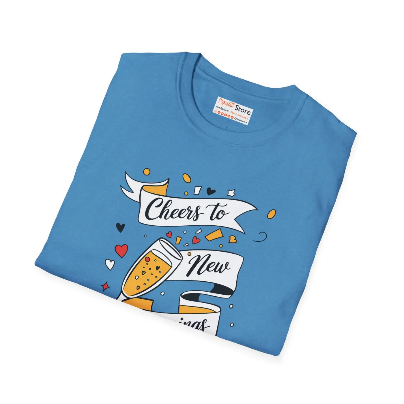 Graphic Tees - Cheers to New Beginnings Collection - DipaliZ