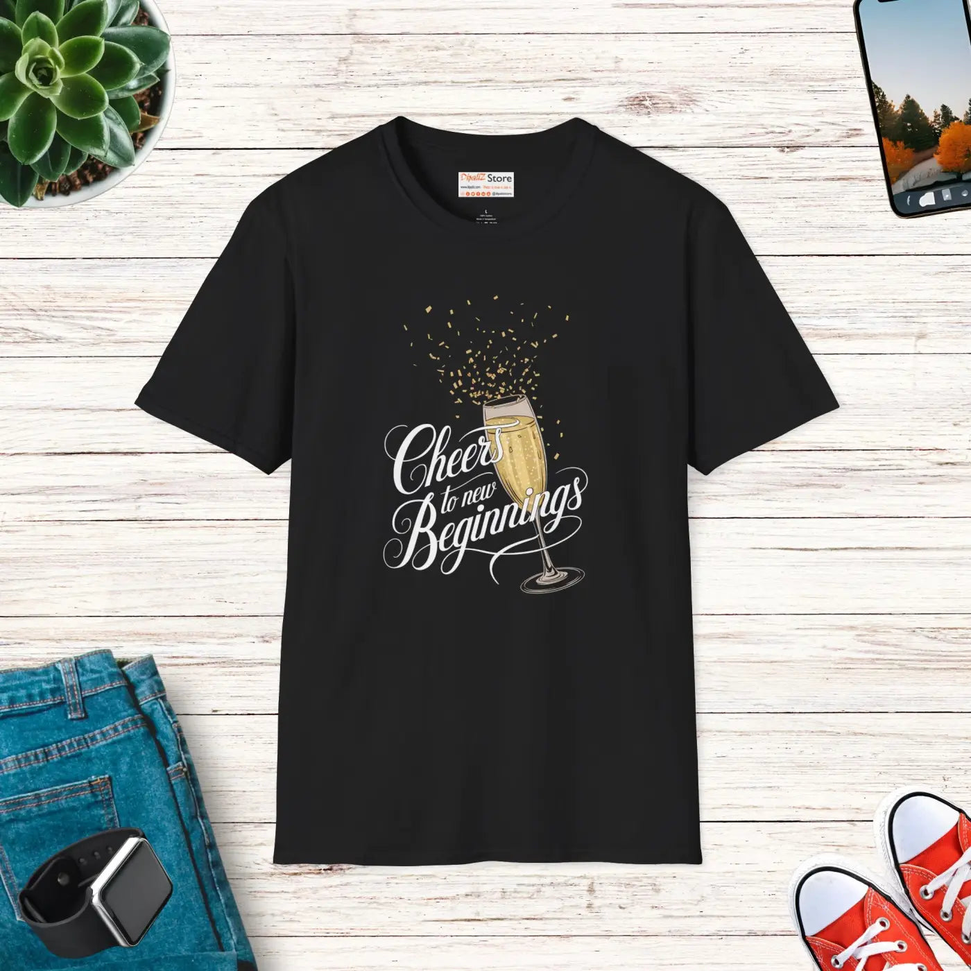 Unisex Softstyle Tee - Ring-Spun Cotton Comfort - DipaliZ