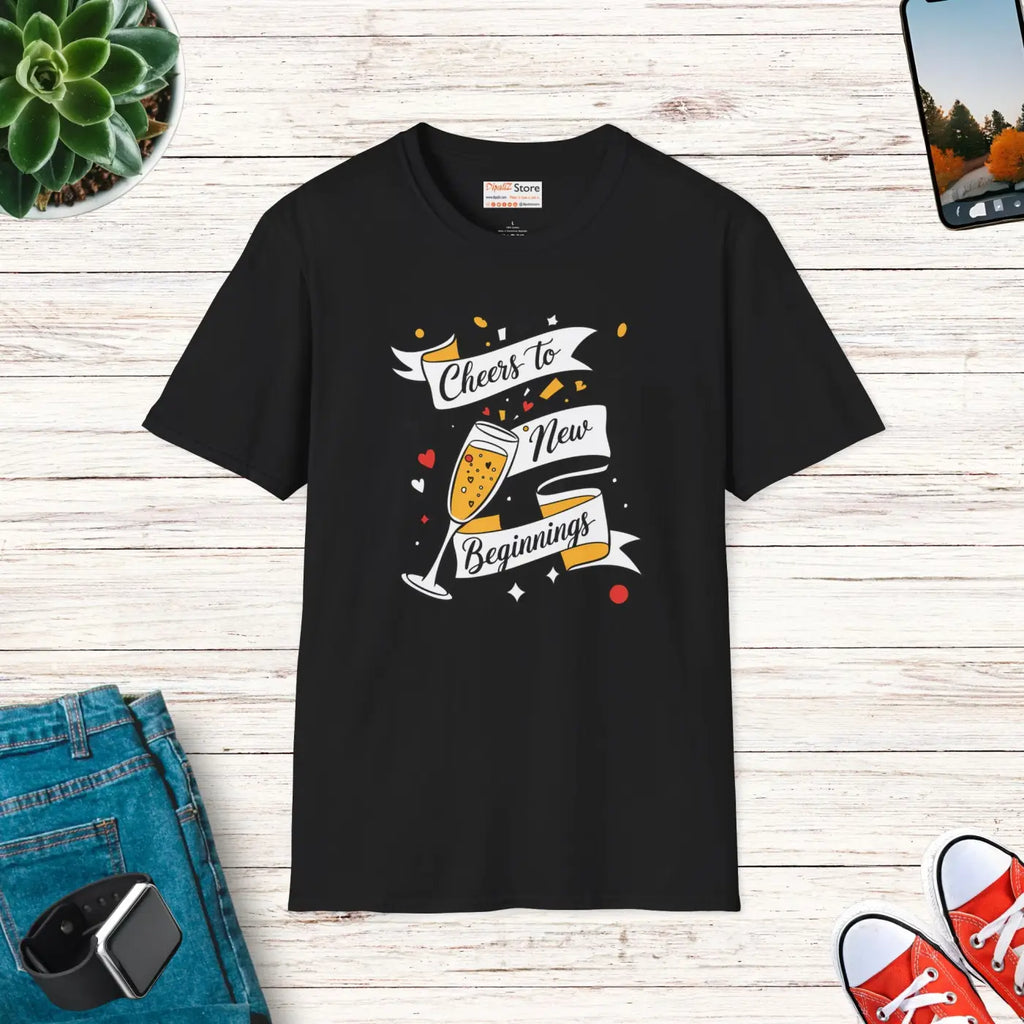 Graphic Tees - Cheers to New Beginnings Collection - DipaliZ